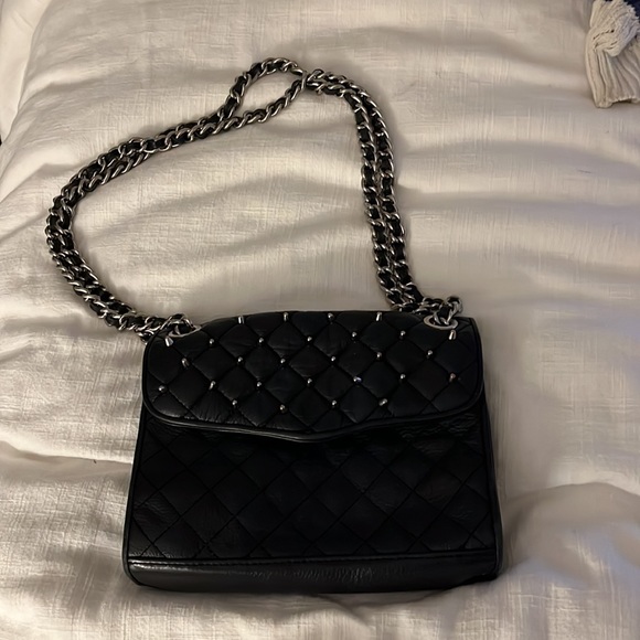 Rebecca Minkoff ‘Studded Quilted Mini Affair’ Convertible Crossbody Bag - Picture 4 of 8